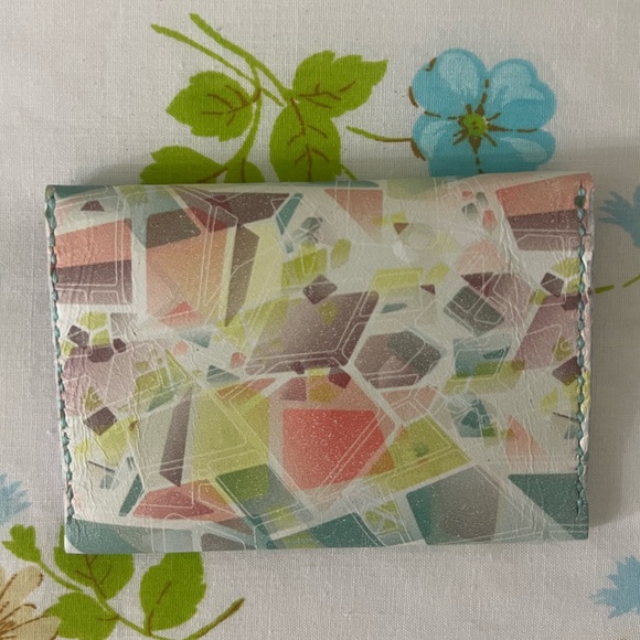 Hand Crafted Multicolor Abstract Wallet - Picture 5 of 5